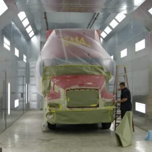 CABINA DE PINTURA POWER SEMI-DOWNDRAFT DE PARED SENCILLA